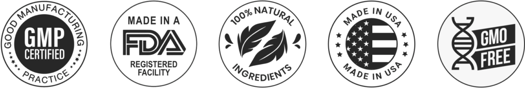 Certifications: Pure Guaranteed, Doctor Formulated, Dairy Free, Vegetarian, Naturally Gluten Free